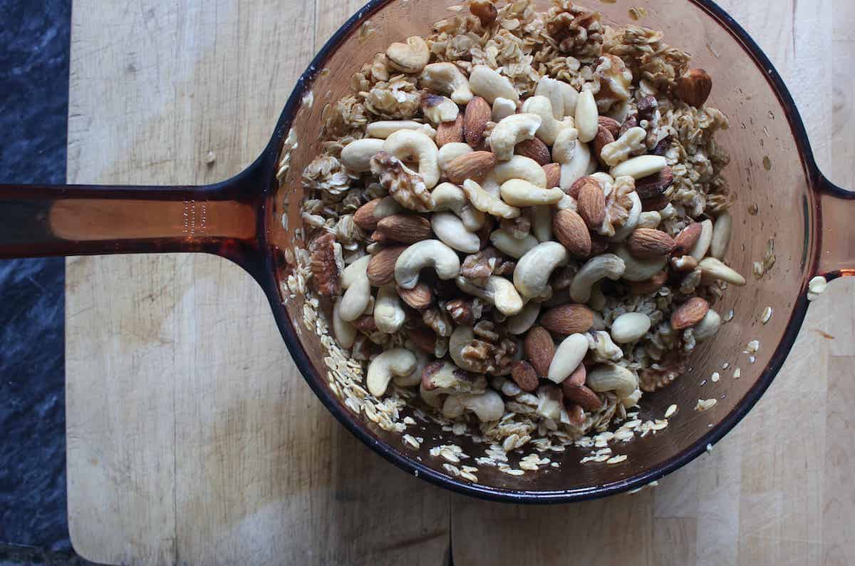 Crunchy Sourdough Discard Granola Documenting Simple Living