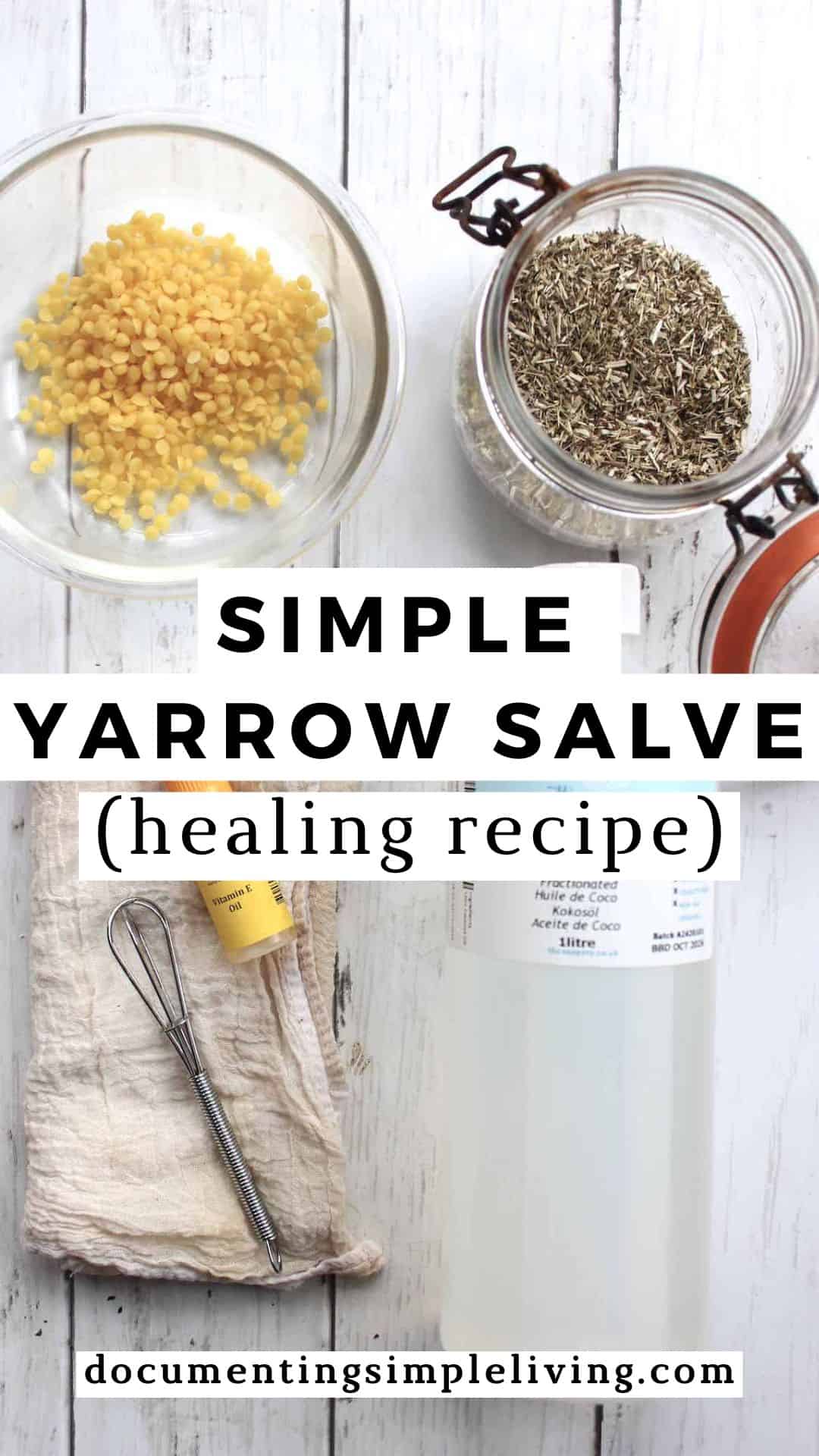 Recipes Using Yarrow How To Make Healing Yarrow Salve (Easy DIY Recipe) - Documenting Simple ...